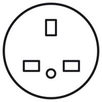 Logo Enjoliveur c�liane - prise 2p+t standard bs - blanc 068133