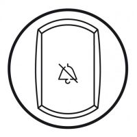 Logo Enjoliveur c�liane - inter lumineux ''ne pas d�ranger'' pour hotel - blanc 068160