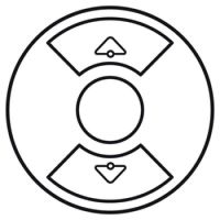 Logo Enjoliveur cliane - inter centralis cpl/ir indicateur d'action - blanc 068163