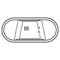 Logo Enjoliveur c�liane - detecteur gaz/fuite d'eau - blanc 068185