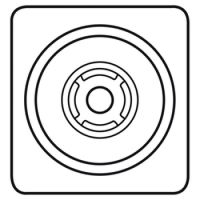 Logo Enjoliveur c�liane - sir�ne int�rieure - blanc 068189