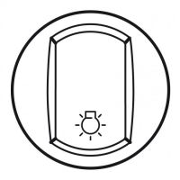 Logo Enjoliveur c�liane - inter /poussoir cde g�nerale pour hotel - blanc 068190