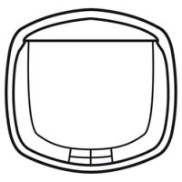 Logo Enjoliveur c�liane - inter � badge - blanc 068209