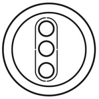 Logo Enjoliveur c�liane - prises rca - blanc 068213