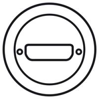 Logo Enjoliveur c�liane - prise sub d 9 / vid�o hd 15 - blanc 068215