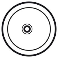 Logo Enjoliveur c�liane - prise audio jack 3,5 mm - blanc 068217