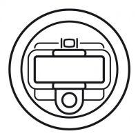 Logo Enjoliveur c�liane - prise hd 15 + jack - blanc 068219