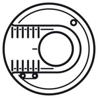 Logo Enjoliveur c�liane - sonde temp�rature avec cde d�rogation - blanc 068246