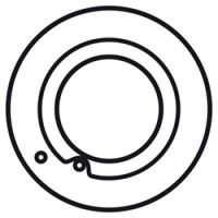 Logo Enjoliveur c�liane - r�cepteur ir/d�tecteur ir fixe myhome bus - blanc 068266