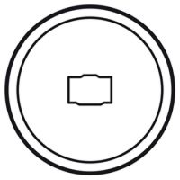 Logo Enjoliveur c�liane - prise 8 contacts diffusion sonore - blanc 068268