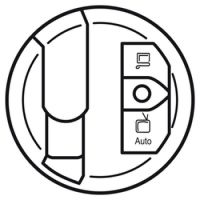 Logo Enjoliveur c�liane - prise simple pour r�seau optimum - blanc 068291