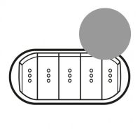 Logo Enjoliveur c�liane - vv /poussoir 5 cdes compactes � voyant - doigt large titane 068320