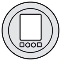 Logo Enjoliveur c�liane - inter horaire programmable - titane 068338