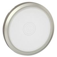 Logo Enjoliveur c�liane - commande tactile - verre kaolin/titane 068341