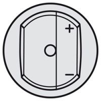 Logo Enjoliveur c�liane - commande pour t�l�variateur - titane 068375