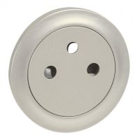 Logo Enjoliveur c�liane - prise 2p+t surface - titane 068411