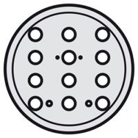 Logo Enjoliveur c�liane - clavier cod� - titane 068486