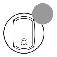 Logo Enjoliveur c�liane - inter/poussoir cde g�nerale pour hotel - titane 068490