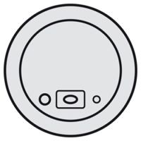 Logo Enjoliveur c�liane - diffusion sonore entr�e source + alimentation - titane 068521