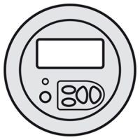 Logo Enjoliveur c�liane - diffusion sonore cde locale avec afficheur - titane 068523