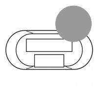 Logo Enjoliveur cliane - switch cuivre ethernet - titane 068554