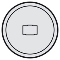 Logo Enjoliveur c�liane - prise 8 contacts diffusion sonore - titane 068568