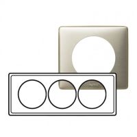 Logo Plaque c�liane - m�tal - 3 postes pour r�novation - titane 068909