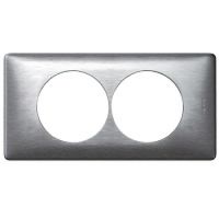 Logo Plaque c�liane - m�tal - 2 postes pour r�novation - aluminium 068928