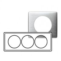 Logo Plaque c�liane - m�tal - 3 postes pour r�novation - aluminium 068929