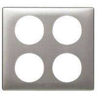 Logo Plaque c�liane - m�tal - 2 x 2 postes - titane 068968