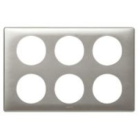 Logo Plaque c�liane - m�tal - 2 x 3 postes - titane 068969