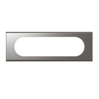 Logo Plaque c�liane - mati�res - 6/8 modules - inox bross� 069106