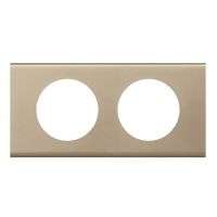 Logo Plaque c�liane - mati�res - 2 postes - nickel velours 069112