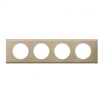 Logo Plaque c�liane - mati�res - 4 postes - nickel velours 069114