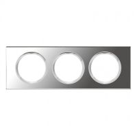 Logo Plaque c�liane - mati�res - 3 postes - verre miroir 069123