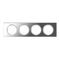 Logo Plaque c�liane - mati�res - 4 postes - verre miroir 069124