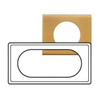 Logo Plaque c�liane - mati�res - 4/5 modules - bronze dor� 069135