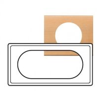 Logo Plaque c�liane - mati�res - 4/5 modules - erable 069215
