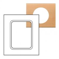 Logo Plaque c�liane - mati�res - pour �crans tactiles 3,5'' - erable 069216