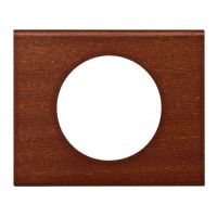 Logo Plaque c�liane - mati�res - 1 poste - acajou 069221