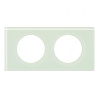 Logo Plaque c�liane - mati�res - 2 postes - verre kaolin 069312