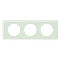 Logo Plaque c�liane - mati�res - 3 postes - verre kaolin 069313