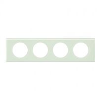 Logo Plaque c�liane - mati�res - 4 postes - verre kaolin 069314