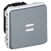 Logo Inter temporis� lumineux prog plexo composable gris - 230v - 50/60 hz 069504