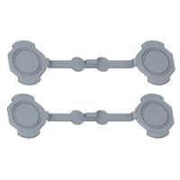 Logo Jeu de 4 bouchons prog plexo - pour obturation des trous de fixation botiers 069598