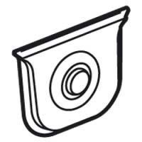 Logo Embout � membrane plexo - blanc - 1 sortie - � jusqu'� 25 mm 069646