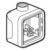 Logo Bo�tier presse-�toupe prog plexo composable gris - 1 poste - pg 16 069652