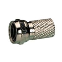 Logo Fiche tv - ''f'' m�le � visser - pour c�ble coaxial �7 mm 073990