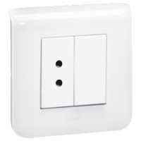 Logo Prise pour poire d'appel ou alarme biomdicale-entraxe 12 mm - livre sur plaque 076663