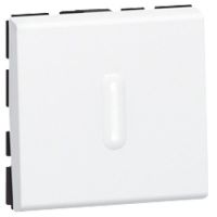 Logo Vv prog mosaic - 2 mod - 10 ax - � voyant � led - blanc 077012
